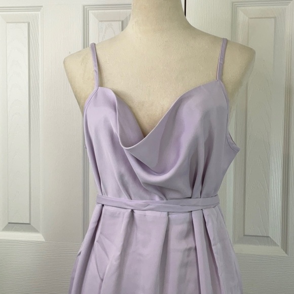 Isabel Maternity Ingrid+ Isabel Lavender Polyester Adjustable Strap Dress Size L - Picture 5 of 10